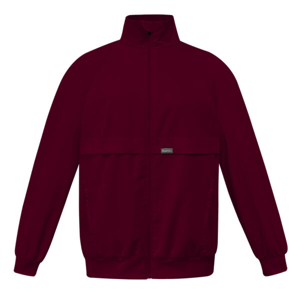 Unisex Scrub Jacket - Burgundy