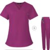 Customize Unisex Scrub Set: Fitted - Fuchsia