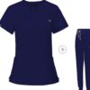 Male Scrub Set: Fitted - Navy Blue