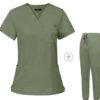 Male Scrub Set: Fitted - Hunter Green