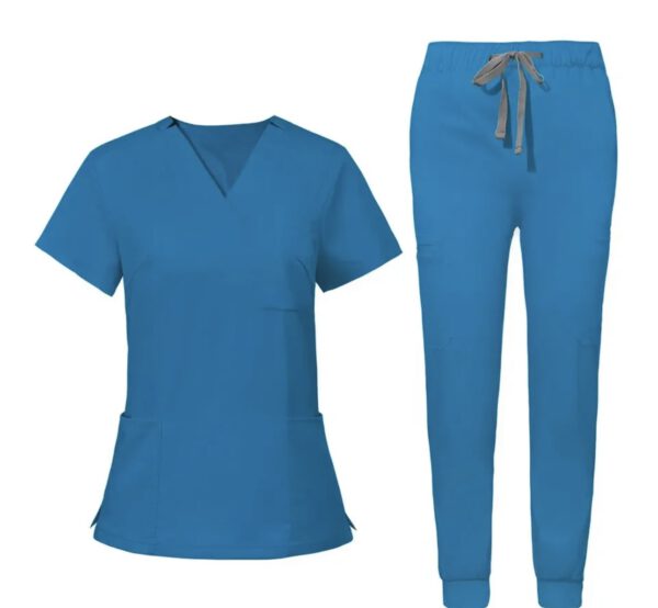 Male Scrub Set: Fitted - Turquoise