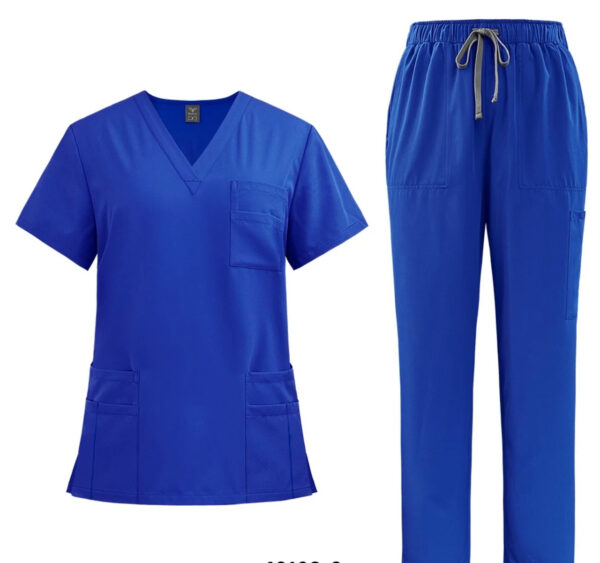 Unisex Scrub Set: Flare - Royal Blue