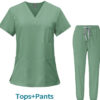 Unisex Scrub Set: Fitted - Green