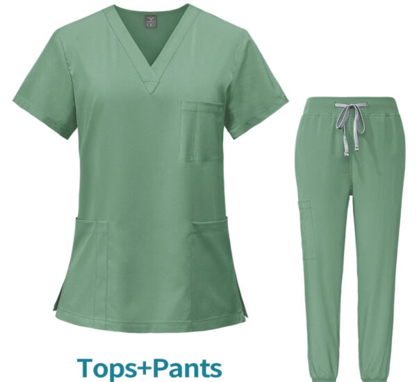 Unisex Scrub Set: Fitted - Green