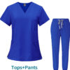 Unisex Scrub Set: Fitted - Royal Blue