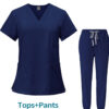 Unisex Scrub Set: Fitted - Navy Blue