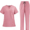 Unisex Scrub Set: Flare - Pink