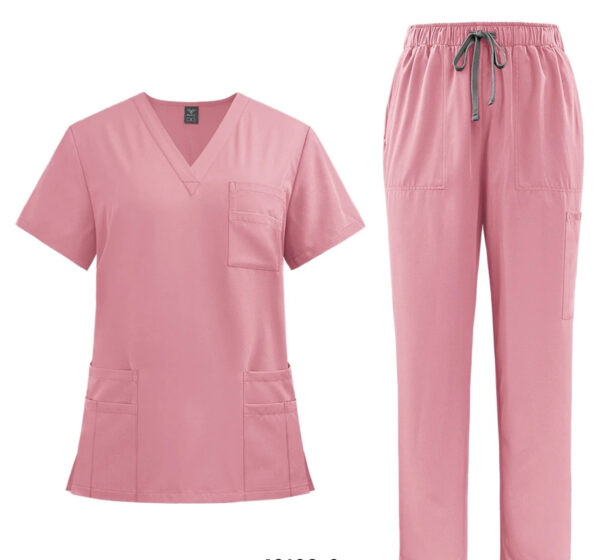 Unisex Scrub Set: Flare - Pink