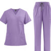 Unisex Scrub Set: Flare - Lavender